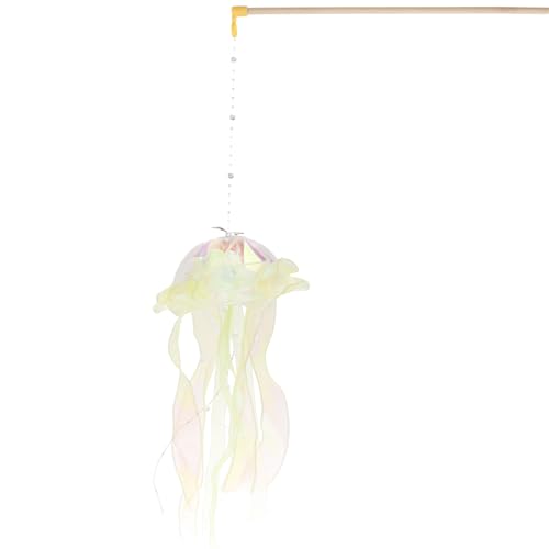 AMSLSIU Exquisite Verarbeitung Quallenlampe für Nachtparty Weiche und bezaubernde Quallenlichtdekoration Quallenlampe tragbar, Gelb, 1 Stück, 18 Zoll AMSLSIU Exquisite Verarbeitung Quallenlampe für Nachtparty Weiche und bezaubernde Quallenlichtdekoration Quallenlampe tragbar, Gelb, 1 Stück, 18 Zoll von AMSLSIU