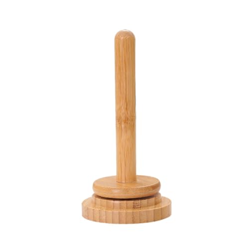 AMSLSIU Garnspulenhalter aus Holz mit klarer Textur für einfaches Ziehen, DIY Strickwerkzeug, Multifunktions Wickelständer, Werkzeug, Wollhalter von AMSLSIU