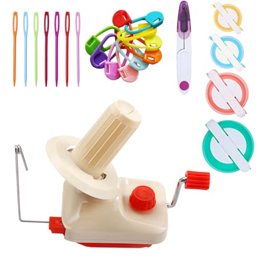 AMSLSIU Garnwickler Praktisches multifunktionales Basteln, Stricken, Basteln, Zubehör, langlebig, einfache, unnötige Wickler zum Sammeln, 03 von AMSLSIU