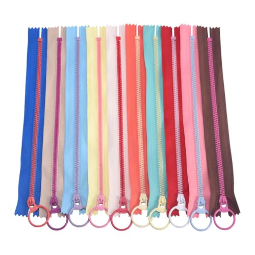 AMSLSIU Langlebige und praktische Kunstharz Reißverschlüsse für DIY Nähen und Handarbeiten, DIY Nähen, Handarbeiten, Taschen, Bekleidungszubehör, Metallkopf Reißverschlüsse, 25cm 20 Stück AMSLSIU Langlebige und praktische Kunstharz Reißverschlüsse für DIY Nähen und Handarbeiten, DIY Nähen, Handarbeiten, Taschen, Bekleidungszubehör, Metallkopf Reißverschlüsse, 25cm 20 Stück von AMSLSIU