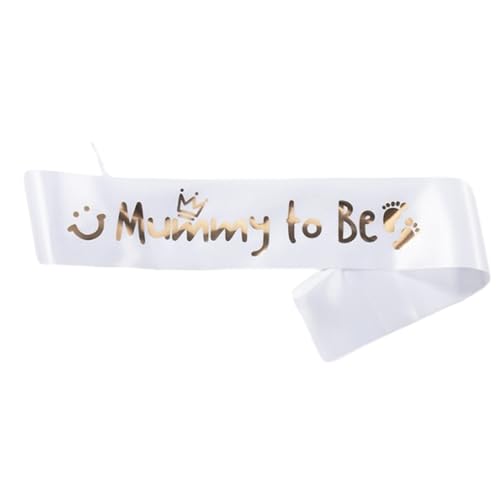 AMSLSIU Party Satin Schärpe, Geschenk für Hochzeit, Party, Be Satin Schärpe, zukünftige Braut, Spaß haben, leicht zu reinigen, weich zu tragen, Weißgold, Typ11, 30 Zoll AMSLSIU Party Satin Schärpe, Geschenk für Hochzeit, Party, Be Satin Schärpe, zukünftige Braut, Spaß haben, leicht zu reinigen, weich zu tragen, Weißgold, Typ11, 30 Zoll von AMSLSIU