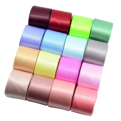 AMSLSIU Ribbon Wrap Balloon Strap DIY Crafts Weihnachten Geburtstag Party Favors Hochzeit String Verpackung Wrapping Zubehör, 16 Farben von AMSLSIU