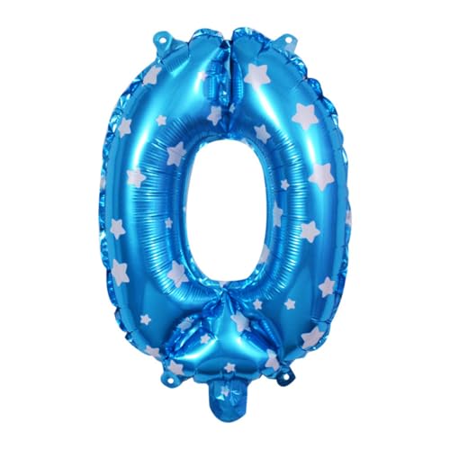 AMSLSIU Ziffern Zahlenballons für eine kompakte und leichte Dekoration. Zahlen Folienballon für die Hochzeitsdekoration, 0 Blau,0, 16 Zoll AMSLSIU Ziffern Zahlenballons für eine kompakte und leichte Dekoration. Zahlen Folienballon für die Hochzeitsdekoration, 0 Blau,0, 16 Zoll von AMSLSIU