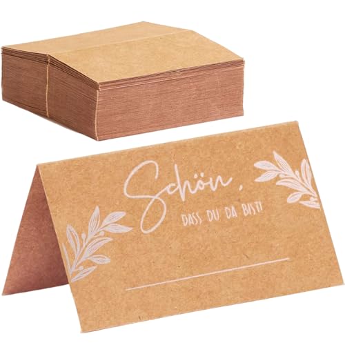 AMSNINK 60 Stück Tischkarten, Tischkarten Hochzeit, Platzkarten Geburtstag, Namensschilder Hochzeit, 85x55 Mm Tischdekoration für Wedding Geburtstag Konfirmation Kommunion Taufe Feier AMSNINK 60 Stück Tischkarten, Tischkarten Hochzeit, Platzkarten Geburtstag, Namensschilder Hochzeit, 85x55 Mm Tischdekoration für Wedding Geburtstag Konfirmation Kommunion Taufe Feier von AMSNINK