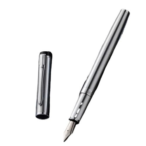 AMSOH EF/F Feder Metall Schwarzwald extra fein Geschenk Stift Büro Kalligraphie Stift Schreibstifte Signaturstift Füllfederhalter (0,38 mm-5) von AMSOH
