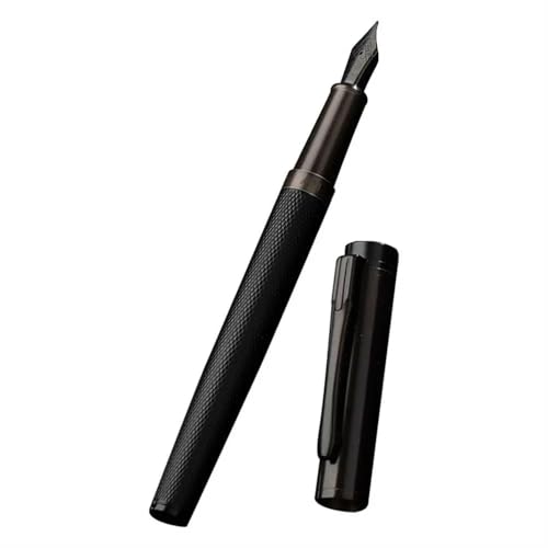 AMSOH EF/F Feder Metall Schwarzwald extra fein Geschenk Stift Büro Kalligraphie Stift Schreibstifte Signaturstift Füllfederhalter (0,5 mm-2) von AMSOH