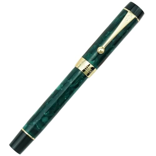 AMSOH Füllfederhalter EF/F/M/gebogene Feder mit Konverter, Schreiben, Business, Büro, Geschenk, Tinte, Stift (fein 0,5 mm) von AMSOH