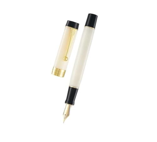 AMSOH Füllfederhalter aus Kunstharz, Pfeilform, Stiftclip, goldener Clip, für Business, Büro, Schule, Schreibwaren, Stift (06) von AMSOH