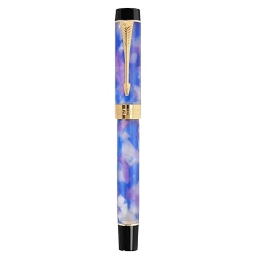 AMSOH Füllfederhalter aus Kunstharz, Pfeilform, mit goldenem Clip, für Business, Büro, Schule, Schreibwaren, Stift (11) von AMSOH