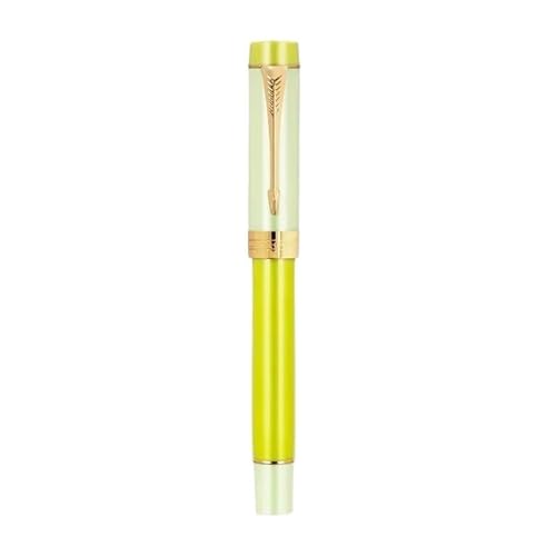 AMSOH Füllfederhalter aus Kunstharz, Pfeilform, mit goldenem Clip, für Business, Büro, Schule, Schreibwaren, Stift (21) von AMSOH