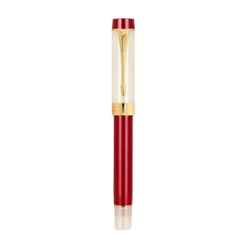 AMSOH Füllfederhalter aus Kunstharz, Pfeilform, mit goldenem Clip, für Business, Büro, Schule, Schreibwaren, Stift (22) von AMSOH