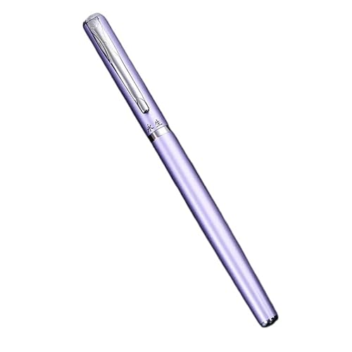 AMSOH Hochwertiger Füllfederhalter mit extra feiner Feder, 0,38 mm, für Finanzen, Metalltinte, Büro, Schulbedarf, Violett AMSOH Hochwertiger Füllfederhalter mit extra feiner Feder, 0,38 mm, für Finanzen, Metalltinte, Büro, Schulbedarf, Violett von AMSOH