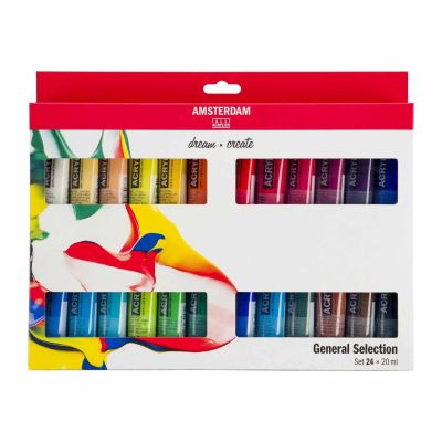 Acrylfarbe Set 24x20ml von AMSTERDAM