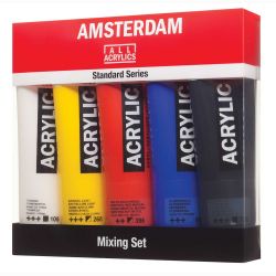 Acrylfarbe Set 5x120ml von AMSTERDAM