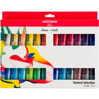 Talens AMSTERDAM Acrylfarben-Set "General Selection 24" von Multi