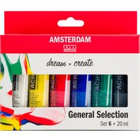 Talens AMSTERDAM Acrylfarben-Set "General Selection 6" von Multi