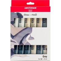 Talens AMSTERDAM Acrylfarben-Set "Grau" Talens AMSTERDAM Acrylfarben-Set "Grau" von AMSTERDAM