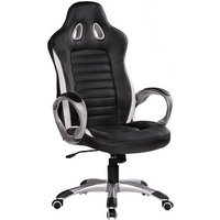 AMSTYLE Chefsessel, SPM1.211 Kunstleder schwarz, Gestell silber AMSTYLE Chefsessel, SPM1.211 Kunstleder schwarz, Gestell silber von AMSTYLE