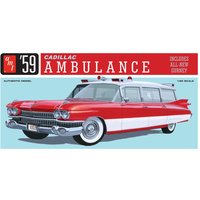 1959er Cadillac Ambulance w/Gurney von AMT/MPC