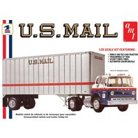 Ford C600 US Mail Truck w/USPS Trailer von AMT/MPC