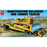 Lowboy Trailer & Bulldozer Combo von AMT/MPC