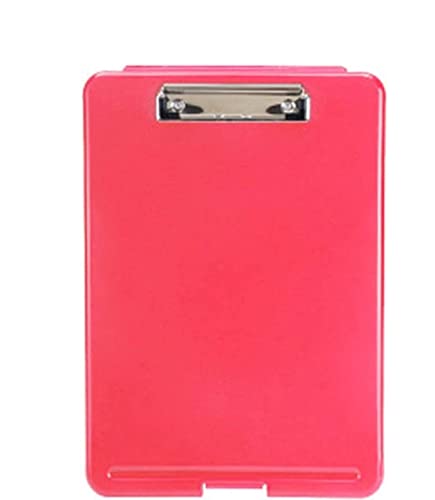 Ordner Dokumentenmappe 2pc A4 Clipboard -Box -Datei Langlebige wasserdichte Dokumentenanmeldung Aufbewahrungsfall Bürovorräte Dokumenten Organizer(Rood) von AMYSTY
