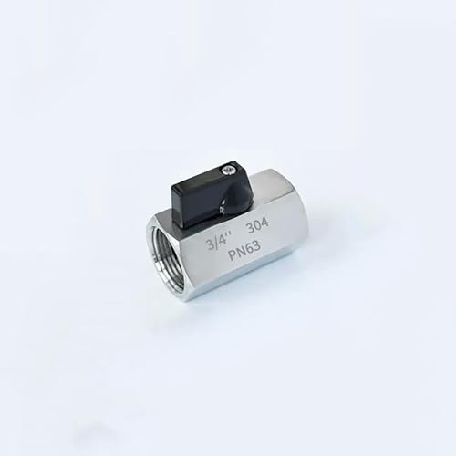AMZBNEIDI Anschlussadapter aus Messing und Edelstahl, Abflusskugelhahn-Adapteranschluss aus Edelstahl 304 mit Außen- und Innengewinde(Black Female,BSP1I2) von AMZBNEIDI