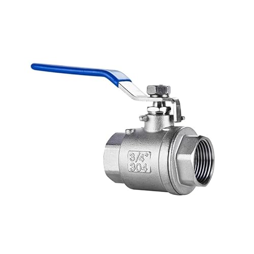 AMZBNEIDI Anschlussadapter aus Messing und Edelstahl, Kugelhahn-Adapteranschluss aus Edelstahl 304 mit Innengewinde und Außengewinde(Femalefemale Thread,1") von AMZBNEIDI