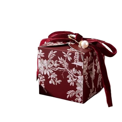 AMZBNEIDI Premium-Geschenkbox mit Magnetverschluss, Geschenkboxen aus Pappe for Süßigkeiten, 7 x 7 x 7 cm, Mehrfarbig, 20er- oder 50er-Pack for Veranstaltungen(Color1) von AMZBNEIDI