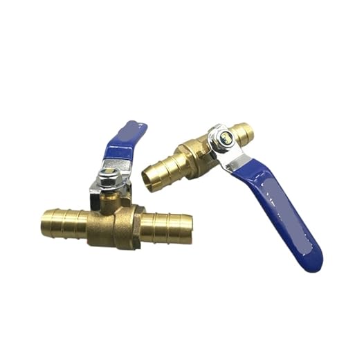 Anschlussadapter aus Messing und Edelstahl, 1 Stück 6 8 10 12 mm Schlauchtülle Y-Typ Dreifach-3-Wege-Messing-Stopp-Kugelhahn-Rohrverschraubungen Verbindungsadapter for Gas, Wasser, Öl, Luft(16mm2way) Anschlussadapter aus Messing und Edelstahl, 1 Stück 6 8 10 12 mm Schlauchtülle Y-Typ Dreifach-3-Wege-Messing-Stopp-Kugelhahn-Rohrverschraubungen Verbindungsadapter for Gas, Wasser, Öl, Luft(16mm2way) von AMZBNEIDI