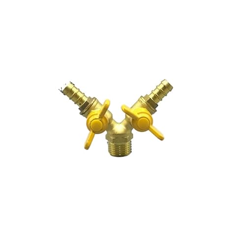 Anschlussadapter aus Messing und Edelstahl, 1 Stück 6 8 10 12 mm Schlauchtülle Y-Typ Dreifach-3-Wege-Messing-Stopp-Kugelhahn-Rohrverschraubungen Verbindungsadapter for Gas, Wasser, Öl, Luft(12mm Male) Anschlussadapter aus Messing und Edelstahl, 1 Stück 6 8 10 12 mm Schlauchtülle Y-Typ Dreifach-3-Wege-Messing-Stopp-Kugelhahn-Rohrverschraubungen Verbindungsadapter for Gas, Wasser, Öl, Luft(12mm Male) von AMZBNEIDI