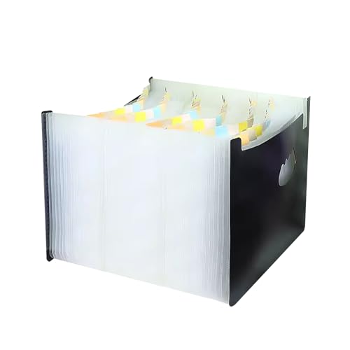 Expandierender Aktenordner,Plastik Akkordeon Ordn Erweiterbarer Akkordeon-Aktenordner, 72 Fächer, A4, Dokumenten-Organizer Expandierender Aktenordner,Plastik Akkordeon Ordn Erweiterbarer Akkordeon-Aktenordner, 72 Fächer, A4, Dokumenten-Organizer von AMZBNEIDI