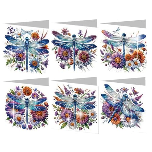 AMZGSHOP Diamond Painting Geburtstagskarten Set, DIY Diamant Weihnachtskarten mit Umschlag Set, Faltbare Gruß- & Glückwunschkarte Basteln, Kreatives Design Mosaik Postkarten AMZGSHOP Diamond Painting Geburtstagskarten Set, DIY Diamant Weihnachtskarten mit Umschlag Set, Faltbare Gruß- & Glückwunschkarte Basteln, Kreatives Design Mosaik Postkarten von AMZGSHOP