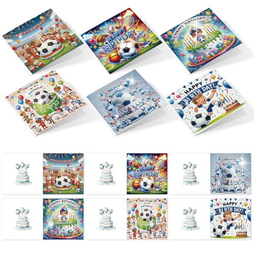 AMZGSHOP Diamond Painting Geburtstagskarten Set, DIY Diamant Weihnachtskarten mit Umschlag Set, Faltbare Gruß- & Glückwunschkarte Basteln, Kreatives Design Mosaik Postkarten AMZGSHOP Diamond Painting Geburtstagskarten Set, DIY Diamant Weihnachtskarten mit Umschlag Set, Faltbare Gruß- & Glückwunschkarte Basteln, Kreatives Design Mosaik Postkarten von AMZGSHOP