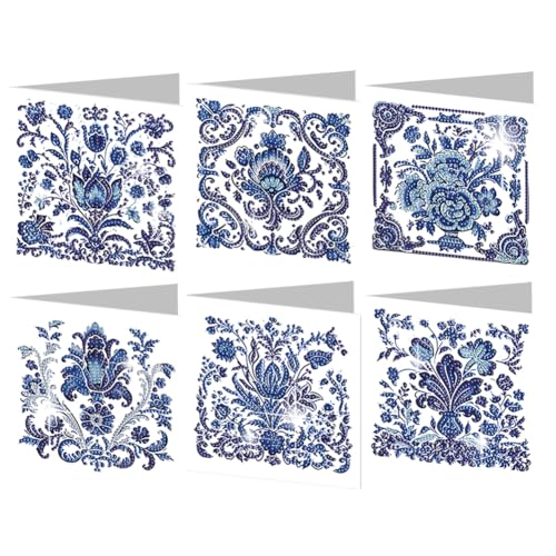 AMZGSHOP Diamond Painting Geburtstagskarten Set, DIY Diamant Weihnachtskarten mit Umschlag Set, Faltbare Gruß- & Glückwunschkarte Basteln, Kreatives Design Mosaik Postkarten AMZGSHOP Diamond Painting Geburtstagskarten Set, DIY Diamant Weihnachtskarten mit Umschlag Set, Faltbare Gruß- & Glückwunschkarte Basteln, Kreatives Design Mosaik Postkarten von AMZGSHOP