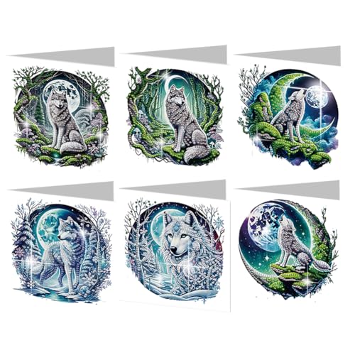 AMZGSHOP Diamond Painting Geburtstagskarten Set, DIY Diamant Weihnachtskarten mit Umschlag Set, Faltbare Gruß- & Glückwunschkarte Basteln, Kreatives Design Mosaik Postkarten AMZGSHOP Diamond Painting Geburtstagskarten Set, DIY Diamant Weihnachtskarten mit Umschlag Set, Faltbare Gruß- & Glückwunschkarte Basteln, Kreatives Design Mosaik Postkarten von AMZGSHOP