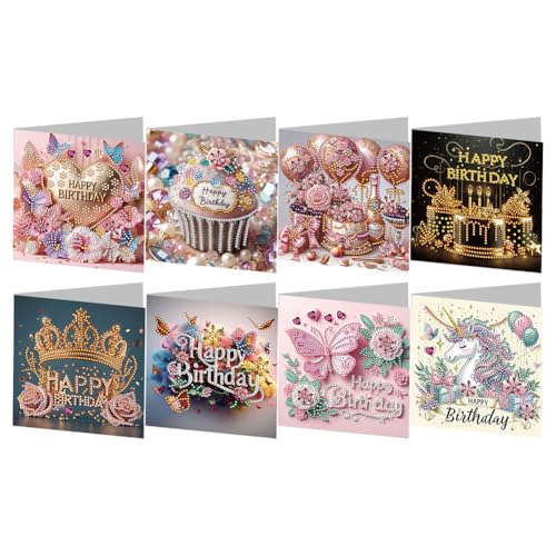 AMZLORD 5D DIY Diamond Painting Grußkarten Diamant Painting Weihnachten Karten Weihnachtskarten Set mit Umschlag Strass Handwerk Grußkarte for Geburtstag, Christmas AMZLORD 5D DIY Diamond Painting Grußkarten Diamant Painting Weihnachten Karten Weihnachtskarten Set mit Umschlag Strass Handwerk Grußkarte for Geburtstag, Christmas von AMZLORD