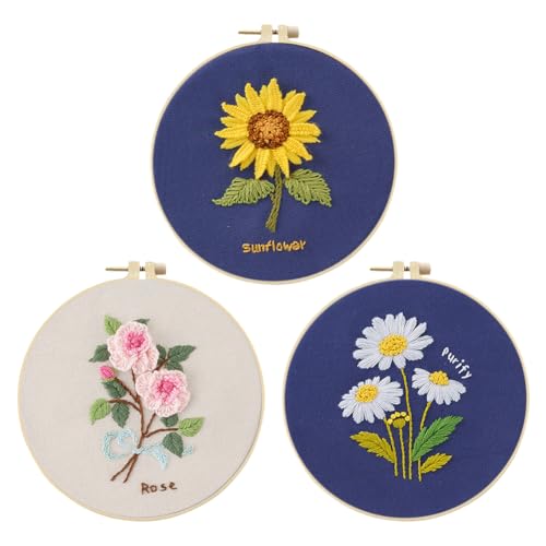 AMZLORD 3pcs Baumwolle gestempelt gestempelt von AMZLORD
