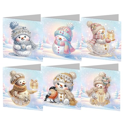 AMZLORD DIY Diamond Painting Grußkarten Diamant Painting Weihnachten Karten Weihnachtskarten Set mit Umschlag Strass Handwerk Grußkarte für Erwachsene, Urlaub, Freunde, Familie AMZLORD DIY Diamond Painting Grußkarten Diamant Painting Weihnachten Karten Weihnachtskarten Set mit Umschlag Strass Handwerk Grußkarte für Erwachsene, Urlaub, Freunde, Familie von AMZLORD