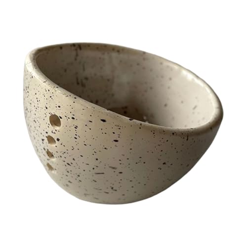 AMZLORD Herb Stripper Bowl vier runde Löcher Harz Herb Koriander Blatt Stripper (weiß) von AMZLORD