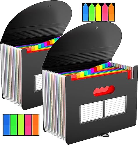 2 Stück Accordian Aktenordner, Dokumentenmappe A4, 13 Fächer Fächermappe Sortiermappe Bunte Datei Ordner Regenbogen Aktenordner Ordner Akkordeon Design A4 Größe für das Haus Büro Schule 2 Stück Accordian Aktenordner, Dokumentenmappe A4, 13 Fächer Fächermappe Sortiermappe Bunte Datei Ordner Regenbogen Aktenordner Ordner Akkordeon Design A4 Größe für das Haus Büro Schule von AMZMUKAUP