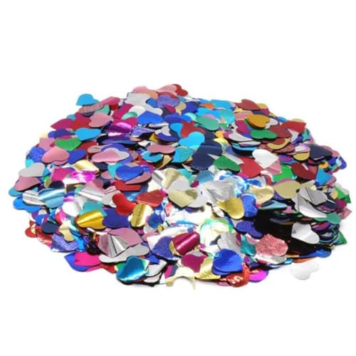 AMateschitz 100g Runde Konfetti Mehrfarbig Rund Punkte-Konfetti zum Gefüllte Luftballons Füllmaterial für Geburtstag Valentinstag Hochzeit Graduierung Feier Party Deko Buntes Herz AMateschitz 100g Runde Konfetti Mehrfarbig Rund Punkte-Konfetti zum Gefüllte Luftballons Füllmaterial für Geburtstag Valentinstag Hochzeit Graduierung Feier Party Deko Buntes Herz von AMateschitz