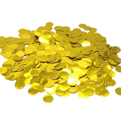 AMateschitz 100g Runde Konfetti Mehrfarbig Rund Punkte-Konfetti zum Gefüllte Luftballons Füllmaterial für Geburtstag Valentinstag Hochzeit Graduierung Feier Party Deko Gold runde Flocke AMateschitz 100g Runde Konfetti Mehrfarbig Rund Punkte-Konfetti zum Gefüllte Luftballons Füllmaterial für Geburtstag Valentinstag Hochzeit Graduierung Feier Party Deko Gold runde Flocke von AMateschitz