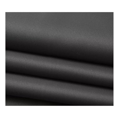 AMateschitz Einfarbig Seidenstoff Stretch Satinstoff mit rutschfestem Futter Maulbeerseiden Seide Futterstoff Chiffon Stoff 150 cm Breit Meterware Verkauft Für Nähen Kleider Pyjama Dunkelgrau 3M von AMateschitz