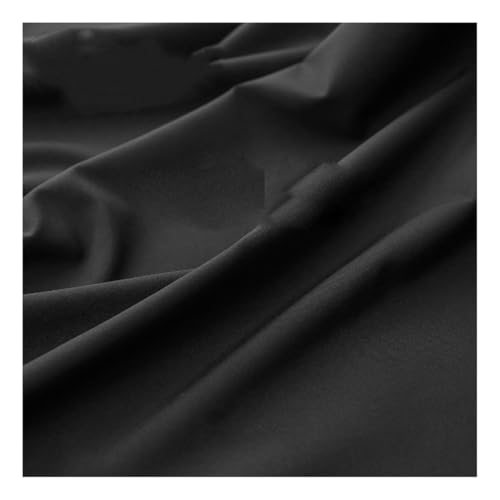 AMateschitz Einfarbig Seidenstoff Stretch Satinstoff mit rutschfestem Futter Maulbeerseiden Seide Futterstoff Chiffon Stoff 150 cm Breit Meterware Verkauft Für Nähen Kleider Pyjama Schwarz 3M AMateschitz Einfarbig Seidenstoff Stretch Satinstoff mit rutschfestem Futter Maulbeerseiden Seide Futterstoff Chiffon Stoff 150 cm Breit Meterware Verkauft Für Nähen Kleider Pyjama Schwarz 3M von AMateschitz