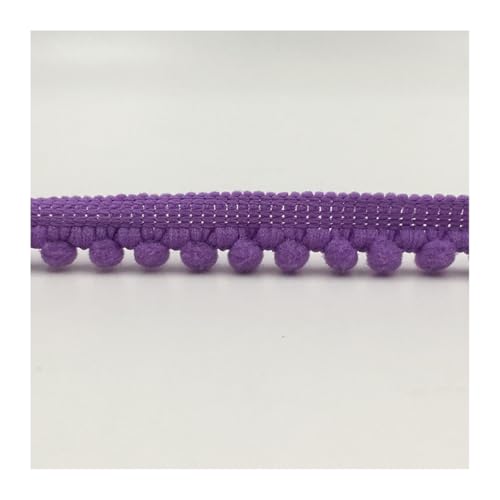 AMateschitz Mini Pomponborte Bommelborte Dekoband Pompoms Bänder zum Nähen Pom Poms Bälle Fransenbesatz Bommelband Pomponband Spitzenband für DIY Basteln Kleidung Zuhause Vorhang Violett 20 Yard AMateschitz Mini Pomponborte Bommelborte Dekoband Pompoms Bänder zum Nähen Pom Poms Bälle Fransenbesatz Bommelband Pomponband Spitzenband für DIY Basteln Kleidung Zuhause Vorhang Violett 20 Yard von AMateschitz