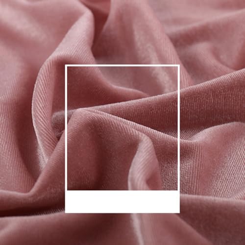AMateschitz Samtstoff Meterware Doppelseitige Samt Stoff Plüsch Pannesamt Dekostoff Weich Elegant Baumwollsamt, Einfarbig in 24 Farben, für DIY Nähen Vorhänge Bühne Kostüm Dolls Nacktrosa 1M*1.6M AMateschitz Samtstoff Meterware Doppelseitige Samt Stoff Plüsch Pannesamt Dekostoff Weich Elegant Baumwollsamt, Einfarbig in 24 Farben, für DIY Nähen Vorhänge Bühne Kostüm Dolls Nacktrosa 1M*1.6M von AMateschitz