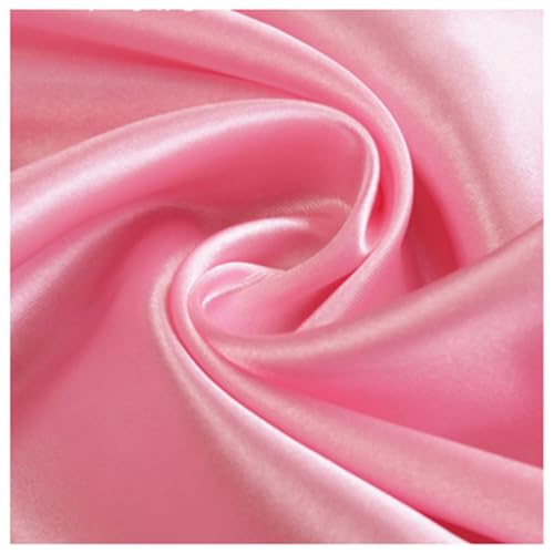 AMateschitz Satin-Stoff Stofffutter Futterstoff Meterware Weiches Polyester Stoff Baumwollstoff Stoff zum Nähen Einfarbig in 28 Farben für Kleider Jacken Mäntel Hosen Röcke Möbel Hellrosa 1M*1.5M AMateschitz Satin-Stoff Stofffutter Futterstoff Meterware Weiches Polyester Stoff Baumwollstoff Stoff zum Nähen Einfarbig in 28 Farben für Kleider Jacken Mäntel Hosen Röcke Möbel Hellrosa 1M*1.5M von AMateschitz