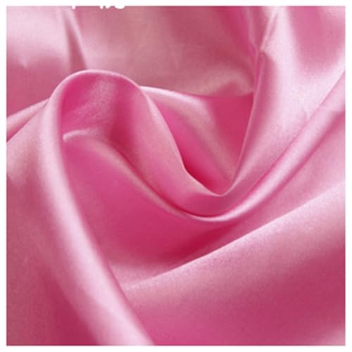 AMateschitz Satin-Stoff Stofffutter Futterstoff Meterware Weiches Polyester Stoff Baumwollstoff Stoff zum Nähen Einfarbig in 28 Farben für Kleider Jacken Mäntel Hosen Röcke Möbel Rosa 5M*1.5M AMateschitz Satin-Stoff Stofffutter Futterstoff Meterware Weiches Polyester Stoff Baumwollstoff Stoff zum Nähen Einfarbig in 28 Farben für Kleider Jacken Mäntel Hosen Röcke Möbel Rosa 5M*1.5M von AMateschitz