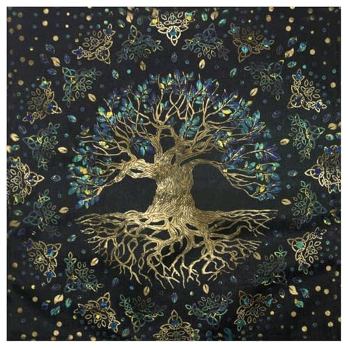 AMateschitz Tarot Tischdecke Altartuch 60 * 60CM Tischtuch Tarot-Spiel-Requisite, Tarotkarten, 12 Konstellation, Pentagramm, Astrologie, Quadrat für Enthusiasten Gerader-Baum Baby-Samt AMateschitz Tarot Tischdecke Altartuch 60 * 60CM Tischtuch Tarot-Spiel-Requisite, Tarotkarten, 12 Konstellation, Pentagramm, Astrologie, Quadrat für Enthusiasten Gerader-Baum Baby-Samt von AMateschitz